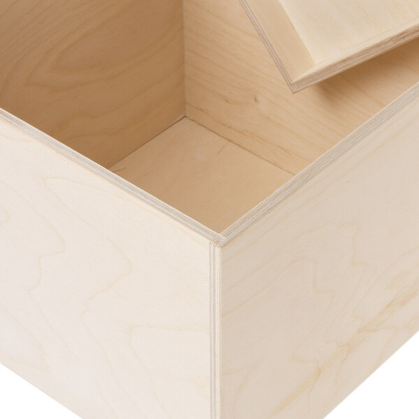 Holz Kiste Aufbewahrungskiste 12 Liter Holzbox Spielkiste fr Kinder