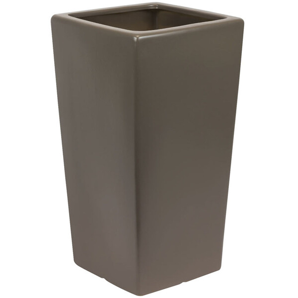 Vase Pflanzgef Topf Keramik 12 Liter bertopf 41 cm hoch rechteckig Blumentopf