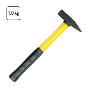 Schlosserhammer 1000 g Hammer gummierter Stahlstiel